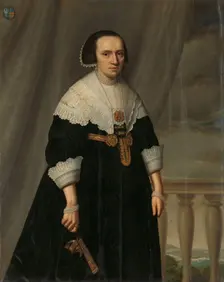 Portrait of Machteld Bas ( -1681), after 1650. Creator: Unknown