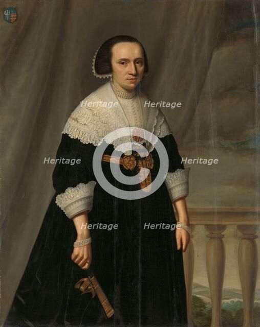 Portrait of Machteld Bas (    -1681), after 1650. Creator: Unknown.