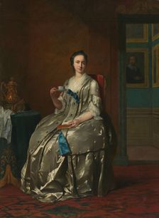 Portrait of Machteld Muilman, c.1745-c.1747. Creator: Frans van der Mijn