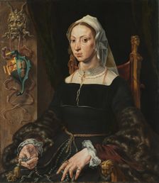 Portrait of Machtelt Suijs, c. 1540-1545. Creator: Maerten van Heemskerck (Dutch, 1498-1574)