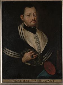 Portrait of Maciej Kazimierz Sarbiewski (1595-1640), between 1625-1650. Creator: Unknown