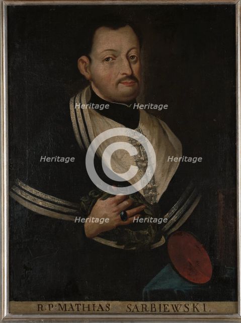 Portrait of Maciej Kazimierz Sarbiewski (1595-1640), between 1625-1650. Creator: Unknown.