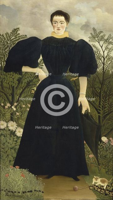 Portrait of Madame M, 1895-1897. Artist: Rousseau, Henri Julien Félix (1844-1910)