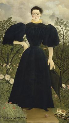 Portrait of Madame M, 1895-1897. Artist: Rousseau, Henri Julien Félix (1844-1910)