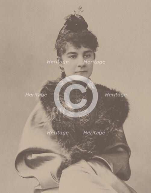 Portrait of Madame Marie de Régnier, née de Hérédia, 1889. Creator: Nadar, Paul (1856-1939).