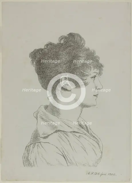 Portrait of Madame Adelaide, 1806. Creator: Antoine Philippe d'Orléans.