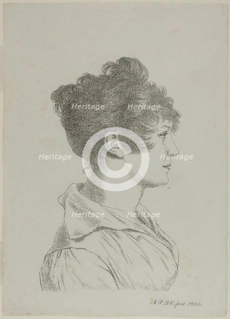 Portrait of Madame Adelaide, 1806. Creator: Antoine Philippe d'Orléans.