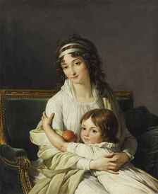 Portrait of Madame Boyer-Fonfrède with son