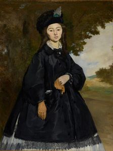Portrait of Madame Brunet, about 1861-1863, reworked by 1867. Creator: Edouard Manet