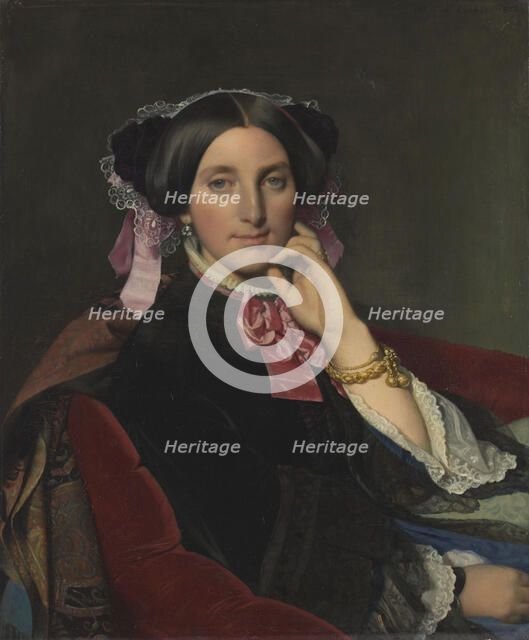 Portrait of madame Caroline Gonse , 1852. Creator: Ingres, Jean Auguste Dominique (1780-1867).