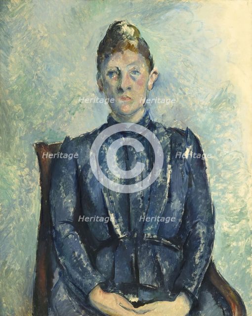 Portrait of Madame Cézanne, c1890. Creator: Cézanne, Paul (1839-1906).