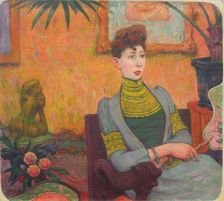 Portrait of Madame Champsaur, 1890. Creator: Schuffenecker, Claude-Émile (1851-1934)