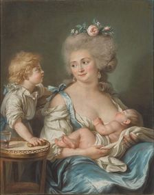 Portrait of Madame Charles Mitoire with Her Children, 1783. Creator: Adelaide Labille-Guiard