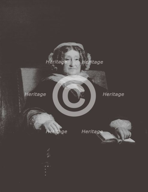 Portrait of Madame Clicquot, Between 1851 and 1860. Artist: Cogniet, Leon (1794-1880)