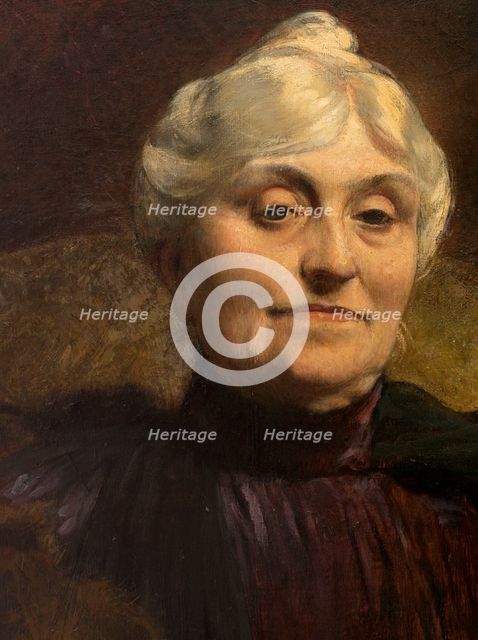 Portrait of Madame Dubernet, 1899. Creator: Leon Joseph Florentin Bonnat.