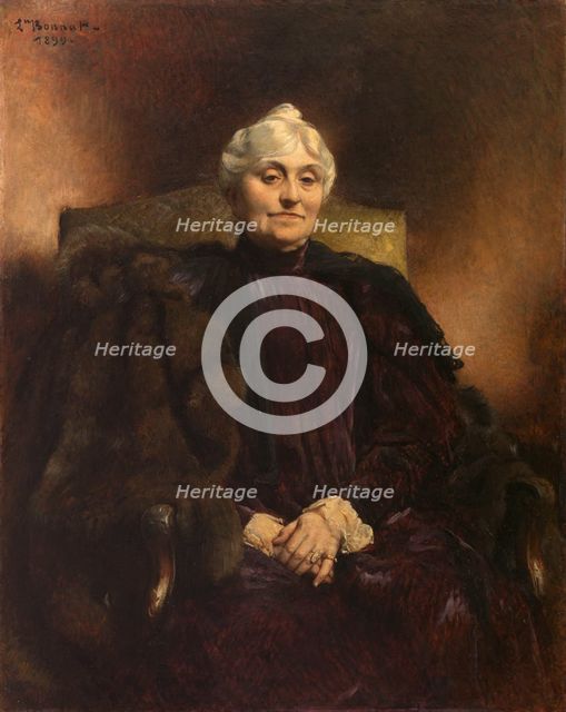 Portrait of Madame Dubernet, 1899. Creator: Leon Joseph Florentin Bonnat.