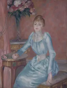 Portrait of Madame de Bonnières (Henriette Arnaud-Gentil, Gräfin de Bonnières). Artist: Renoir, Pierre Auguste (1841-1919)