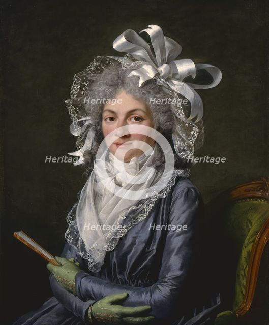 Portrait of Madame de Genlis (1746-1830), 1790. Artist: Labille-Guiard, Adélaïde (1749-1803)