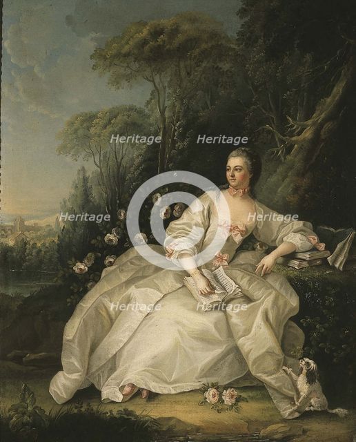 Portrait of Madame de Pompadour. Creator: Ecole Francaise.