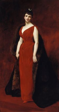 Portrait of Madame Edgar Stern, 1889. Creator: Charles Emile Auguste Carolus-Duran