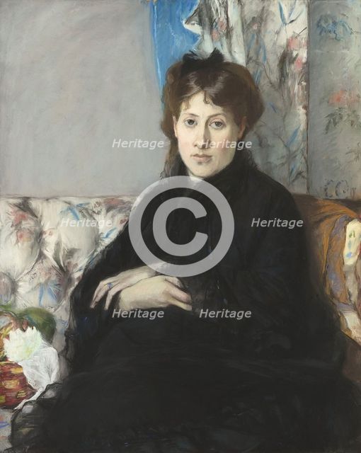 Portrait of Madame Edma Pontillon, née Morisot, 1871. Artist: Morisot, Berthe (1841-1895)