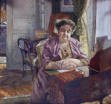 Portrait of Madame Frantz Jourdain, 1914. Creator: Edouard Vuillard