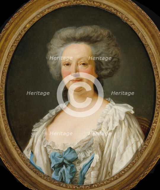 Portrait of Madame Geoffrin (1699-1777), 1787. Creator: Colson, Jean-François Gilles (1733-1803).