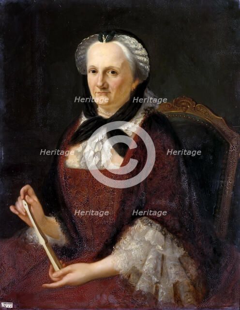 Portrait of Madame Geoffrin (1699-1777), 1840.