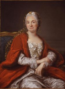 Portrait of Madame Geoffrin (1699-1777), ca 1760