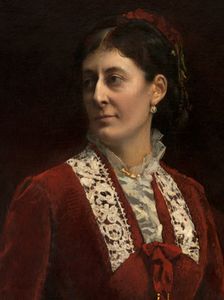 Portrait of Madame Georges Ehrler, 1880. Creator: Leon Joseph Florentin Bonnat