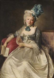 Portrait of Madame Grasset, 1791. Creator: Landry, Louis (active 1791-1798)