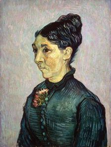 Portrait of Madame Jeanne Lafuye Trabuc 1889. Artist: Vincent van Gogh