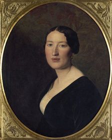 Portrait of Madame Josef Bayer, 1854. Creator: Ferdinand Georg Waldmuller