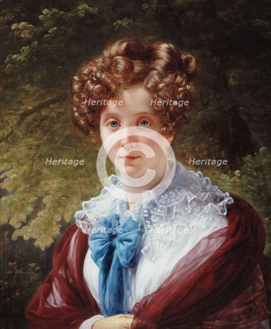 Portrait of Madame Le Doyen, 1825. Creator: Louis Hersent.