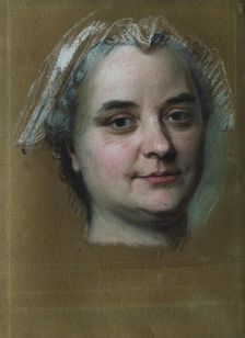 Portrait of Madame Pèlerin . Creator: La Tour, Maurice Quentin de (1704-1788)