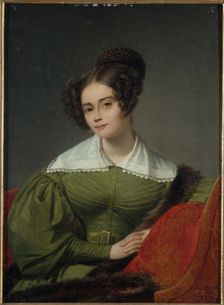 Portrait of Madame Rathelot, 1832. Creator: Pierre-Roch Vigneron