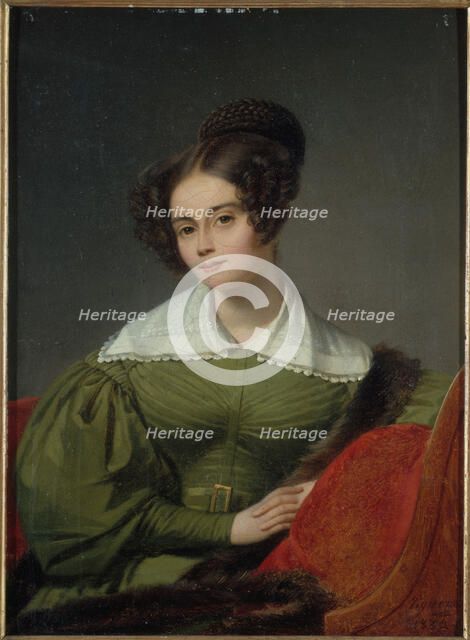 Portrait of Madame Rathelot, 1832. Creator: Pierre-Roch Vigneron.