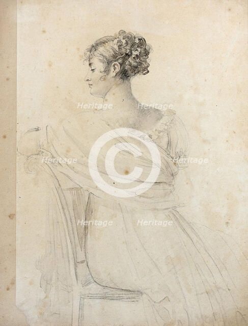 Portrait of Madame Récamier (1777-1849). Creator: Gérard, François Pascal Simon (1770-1837).