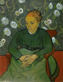 Portrait of Madame Roulin (La Berceuse), 1888-1889. Artist: Gogh, Vincent, van (1853-1890)