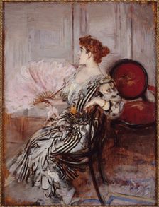 Portrait of Madame Torri, dancer at the Opera, c1900. Creator: Giovanni Boldini