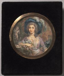 Portrait of Mademoiselle Colombi, 1788. Creator: Jacques Delusee (French, 1757-1833)