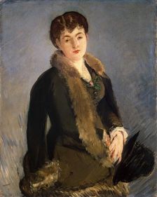 Portrait of Mademoiselle Isabelle Lemonnier c1880. Artist: Edouard Manet