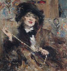 Portrait of Mademoiselle Podbelskaya, 1912.