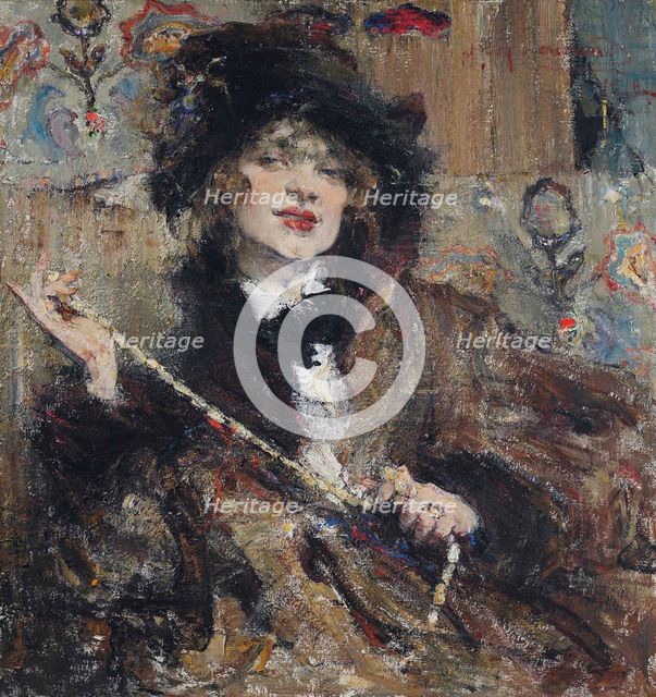 Portrait of Mademoiselle Podbelskaya, 1912..