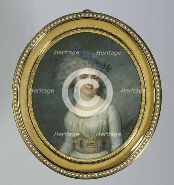 Portrait of Mademoiselle Raucourt, 1790. Creator: Jean Baptiste Jacques Augustin.