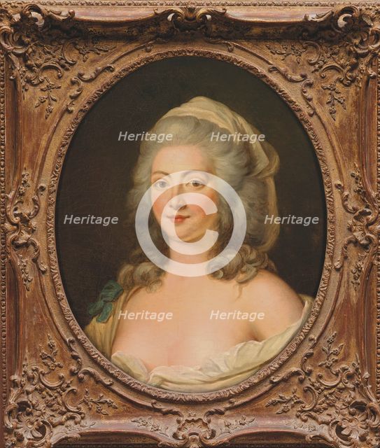 Portrait of Mademoiselle Rosalie Duthé (1748-1830). Creator: Périn-Salbreux, Lié Louis (1753-1817).