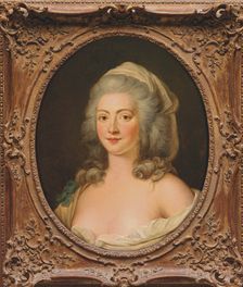 Portrait of Mademoiselle Rosalie Duthé (1748-1830). Creator: Périn-Salbreux, Lié Louis (1753-1817)
