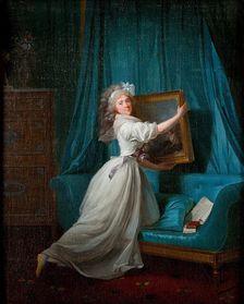 Portrait of Mademoiselle Rosalie Duthé, c1792. Creator: Danloux, Henri-Pierre (1753-1809)