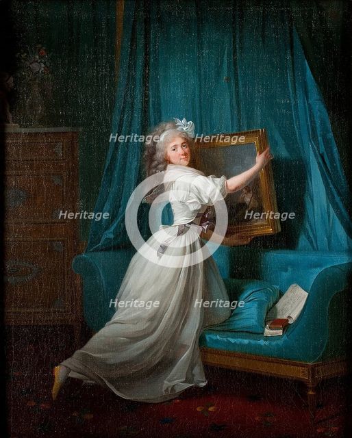 Portrait of Mademoiselle Rosalie Duthé, c1792. Creator: Danloux, Henri-Pierre (1753-1809).