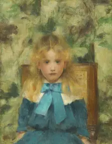 Portrait of Mademoiselle Van der Hecht, 1883. Creator: Khnopff, Fernand (1858-1921)